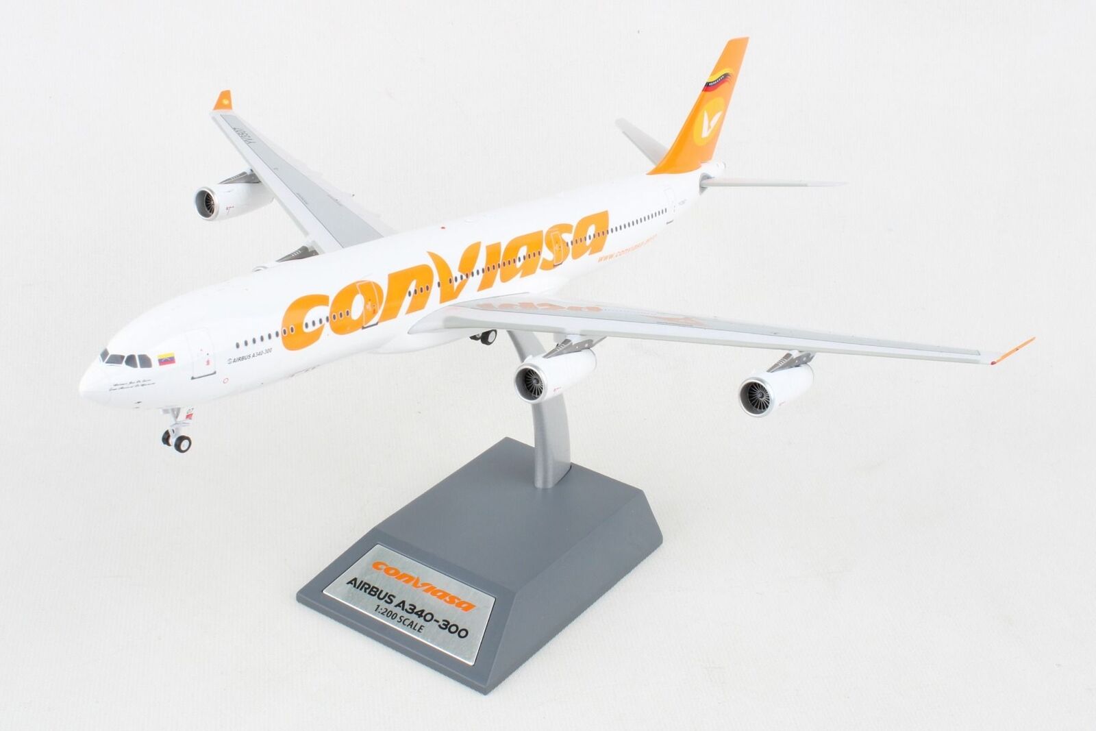 Inflight IF343VO0522 Conviasa Airbus A340-300 YV3507 Diecast 1/200 Jet Model New