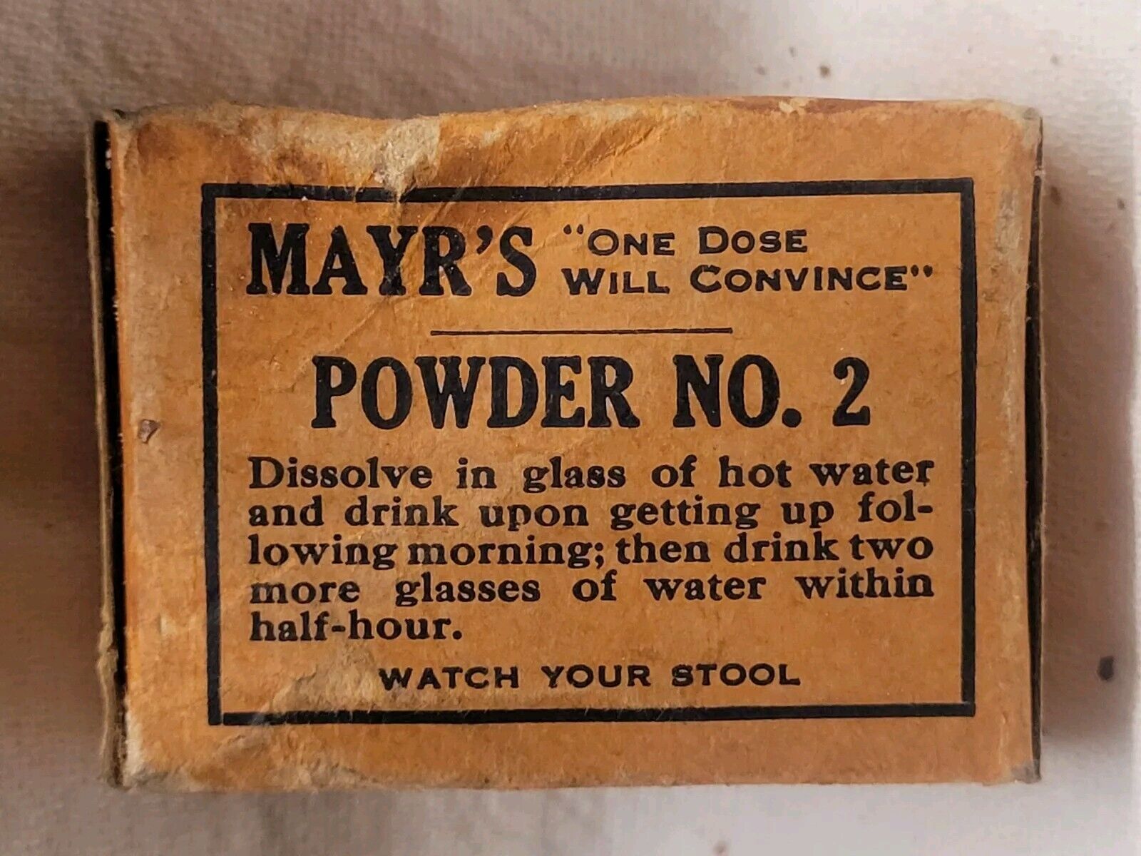 Vintage Mayr\'s Powder Original Box