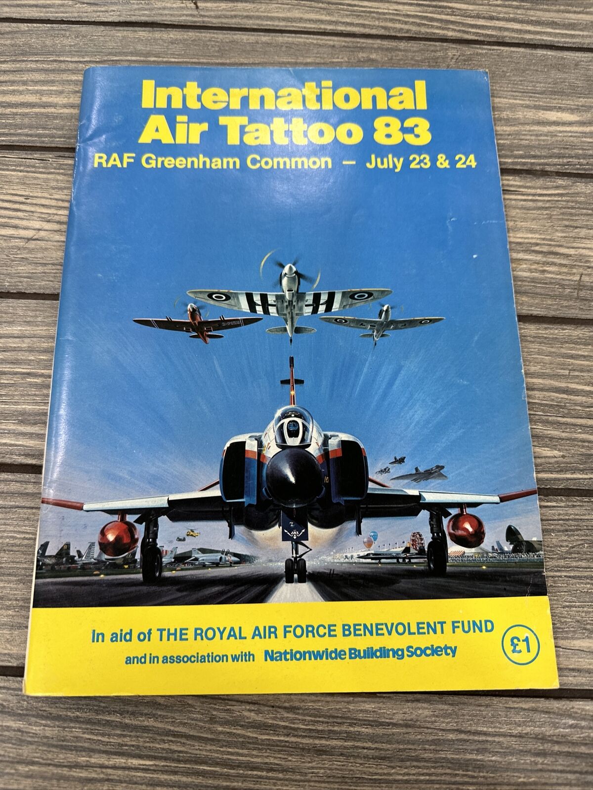 Vintage Int’l Air Tattoo 1983 Program RAF GREENHAM COMMON RAF/USAF/NATO Displays