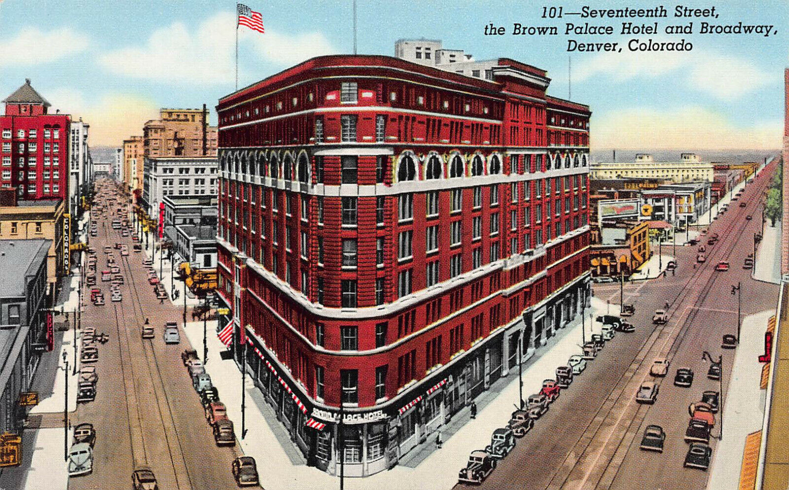 The Brown Palace Hotel, 17th St. & Broadway, Denver, Co., WWII Soldiers Mail