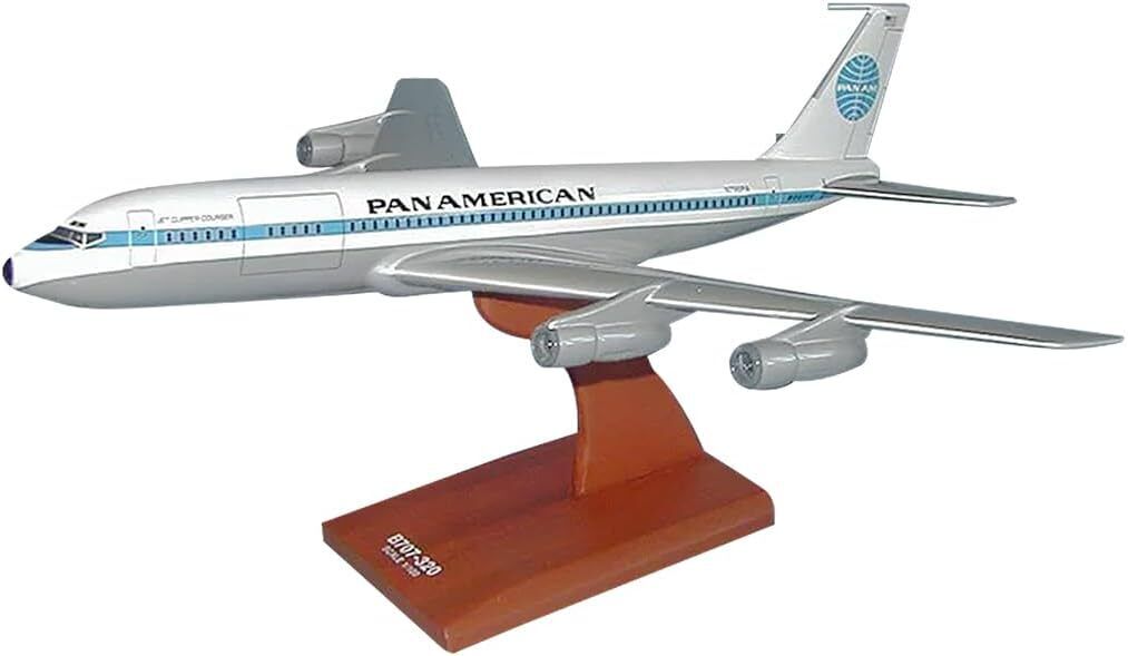 Pan Am American World Airways Boeing 707-320 Desk Top 1/100 Model SC Airplane