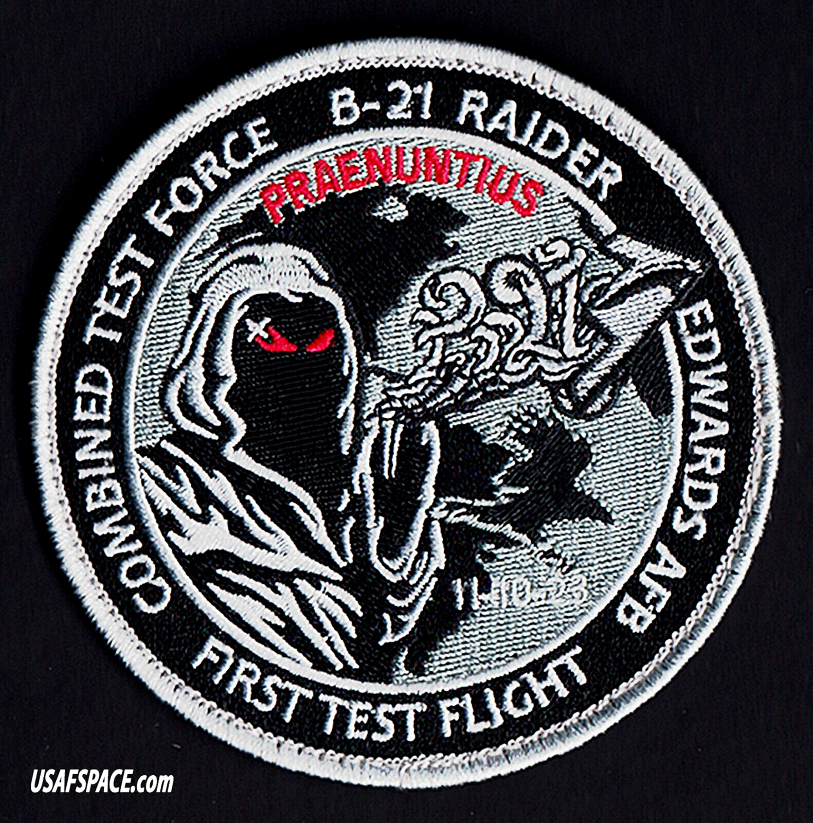 USAF B-21-RAIDER-FIRST TEST FLIGHT-COMBINED TEST FORCE- Edwards AFB- VEL PATCH