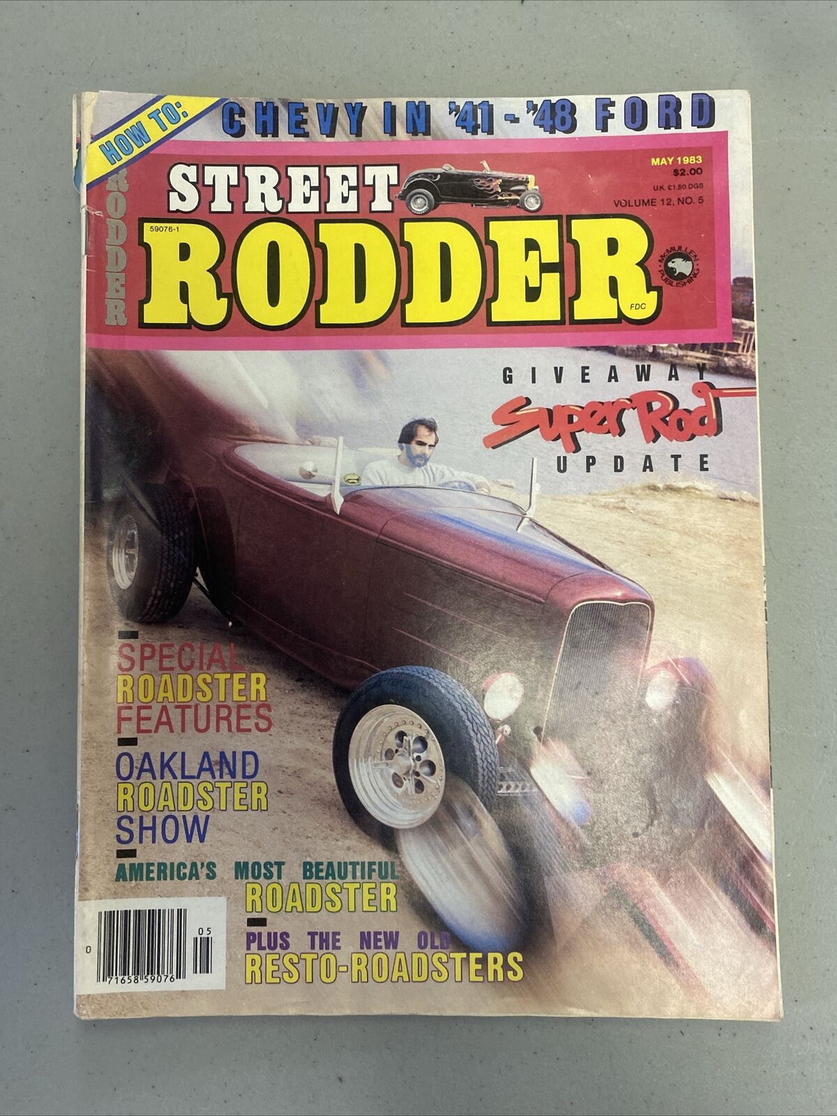 Vintage May 1983 Street Rodder Magazine Volume 12 #5 - Acceptable