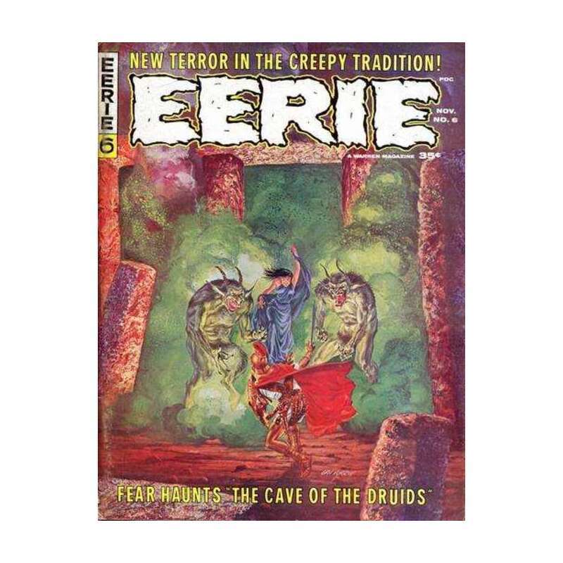 Eerie (1965 series) #6 in Fine condition. Warren comics [x,