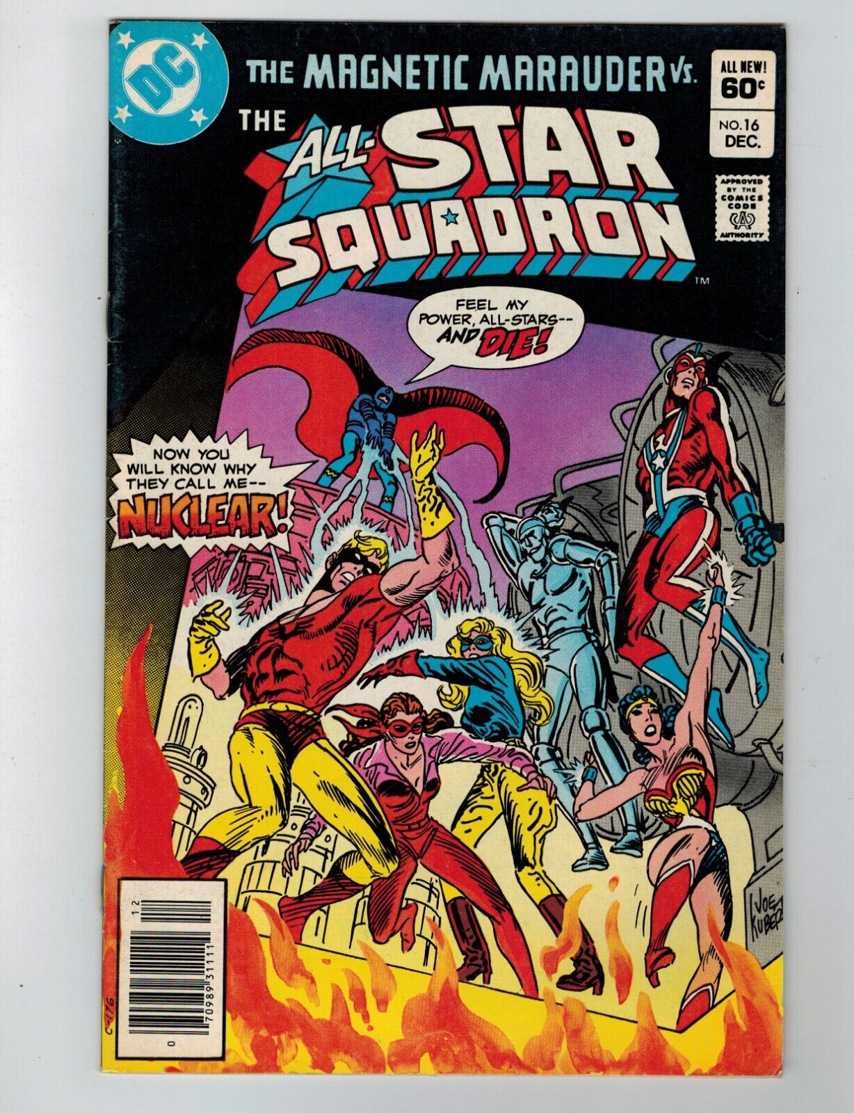 All-Star Squadron #16 Comic Book December 1982 DC Comics