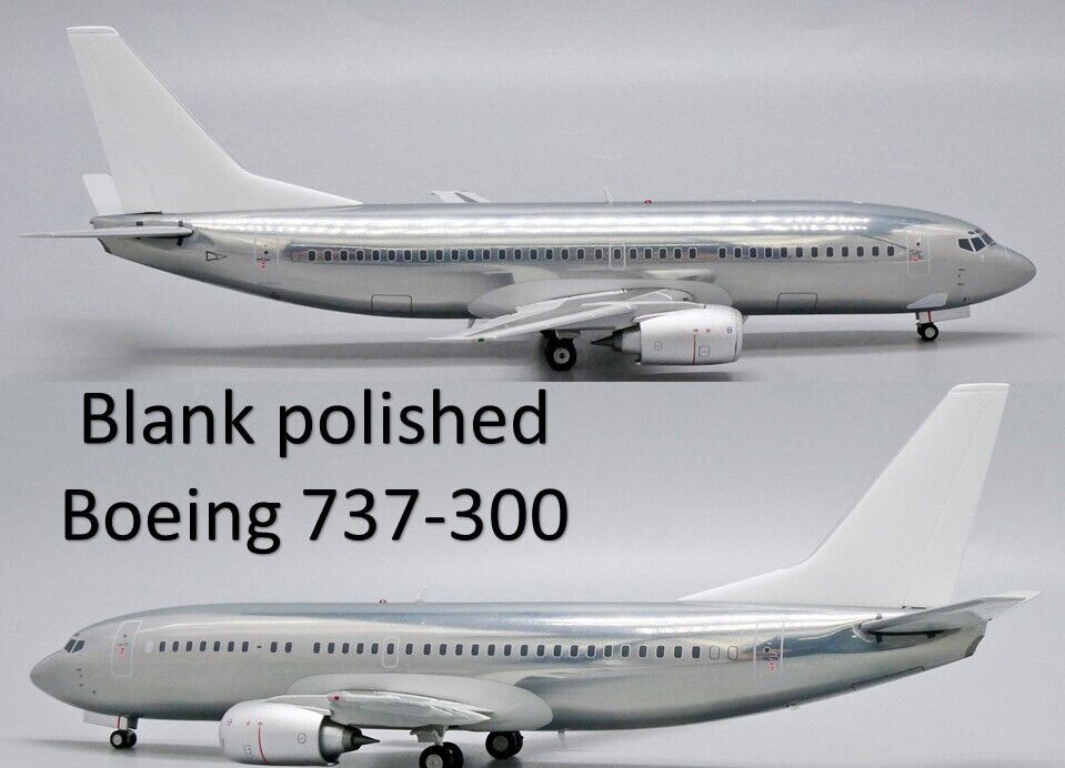 JC Wings 1/200 BK1070 Boeing 737-300 Blank Model, Polished Metal finish
