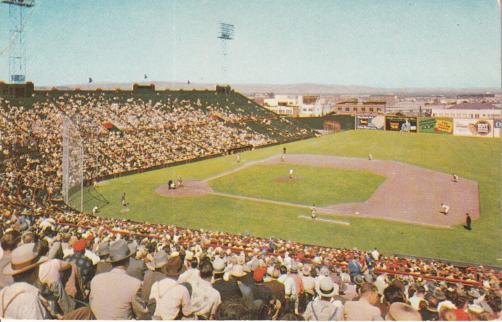 Rare Pacific Coast League San Francisco Seals Stadium Postcard - MLB S.F. Giants