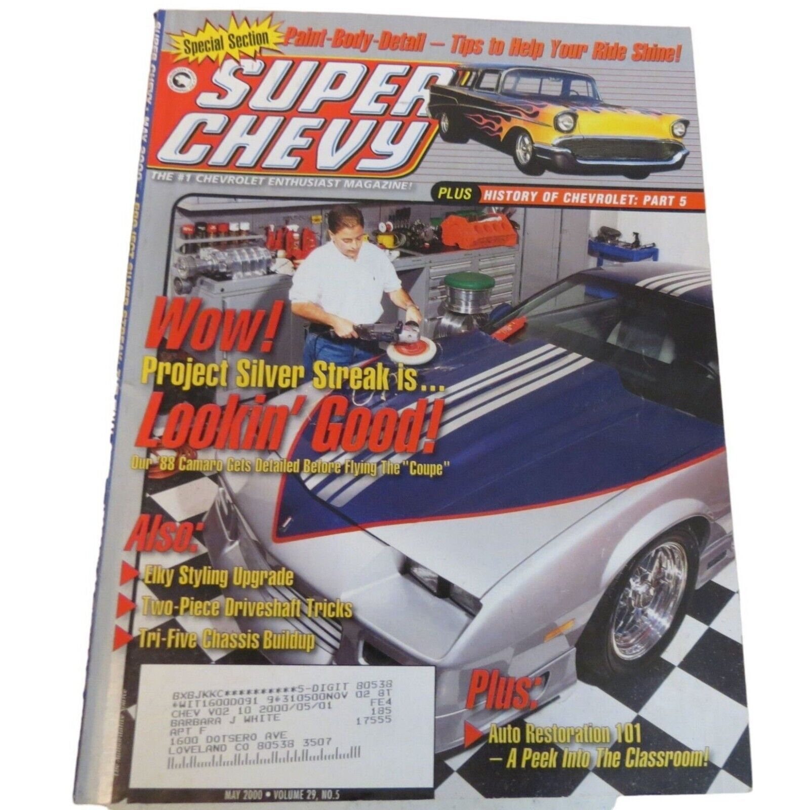May 2000 Super Chevy Magazine History of Chevrolet Part 5 Chevelle Silver Streak
