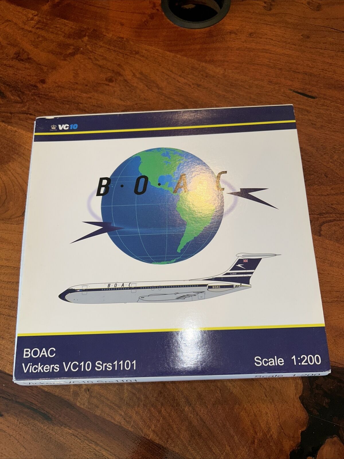 BOAC Vickers VC10 Srs1101 JC Wings G-ARVF No Stand 1:200 New Very Rare