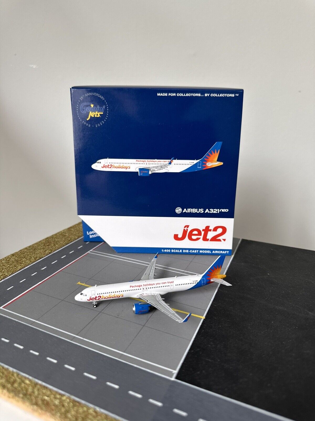 Jet2 Airbus A321 NEO G-SUNB 1:400 Scale Aircraft By Gemini Jets