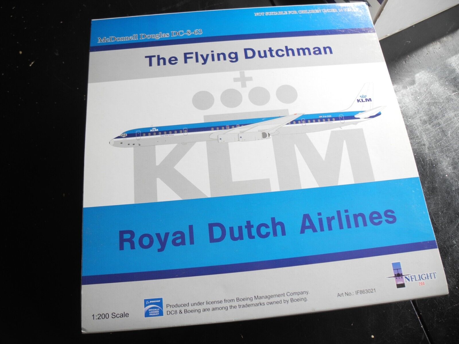 Extremely Rare INFLIGHT 200 McDonnell Douglas DC-8, KLM, 1:200, Only 240 MADE