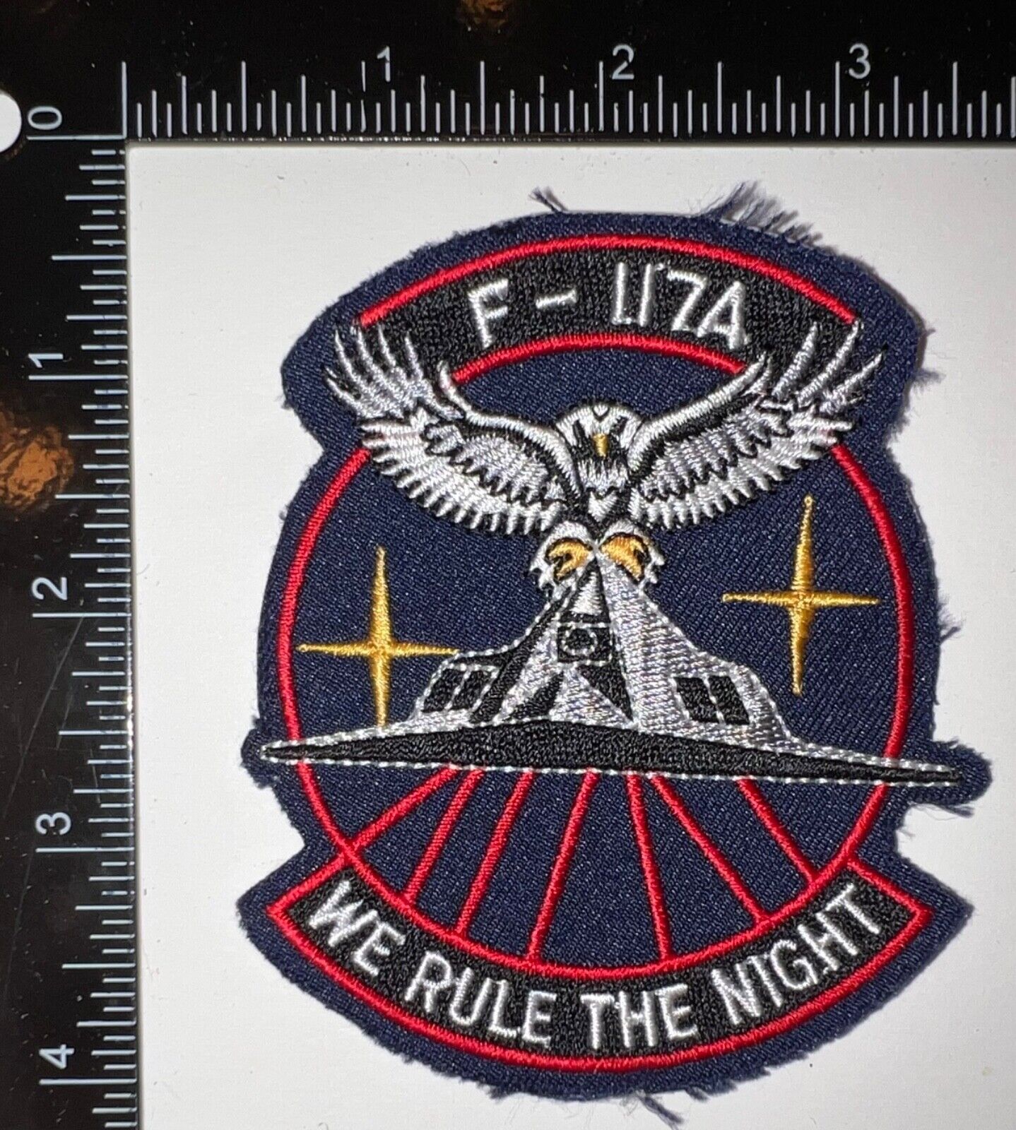 Cold War USAF US Air Force F-117A We Rule The Night Patch