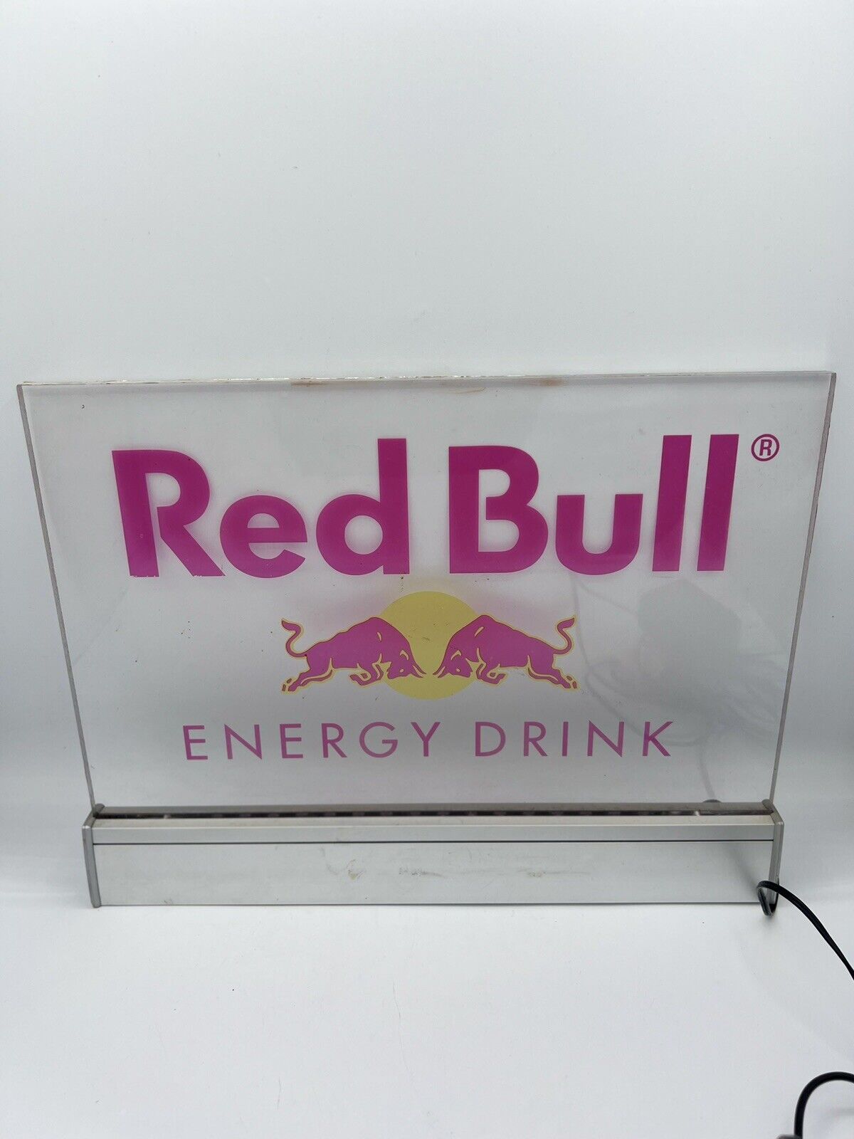 Red Bull Energy Drink Back Bar LED Light Up Acrylic Sign Game Room Man Cave Pub
