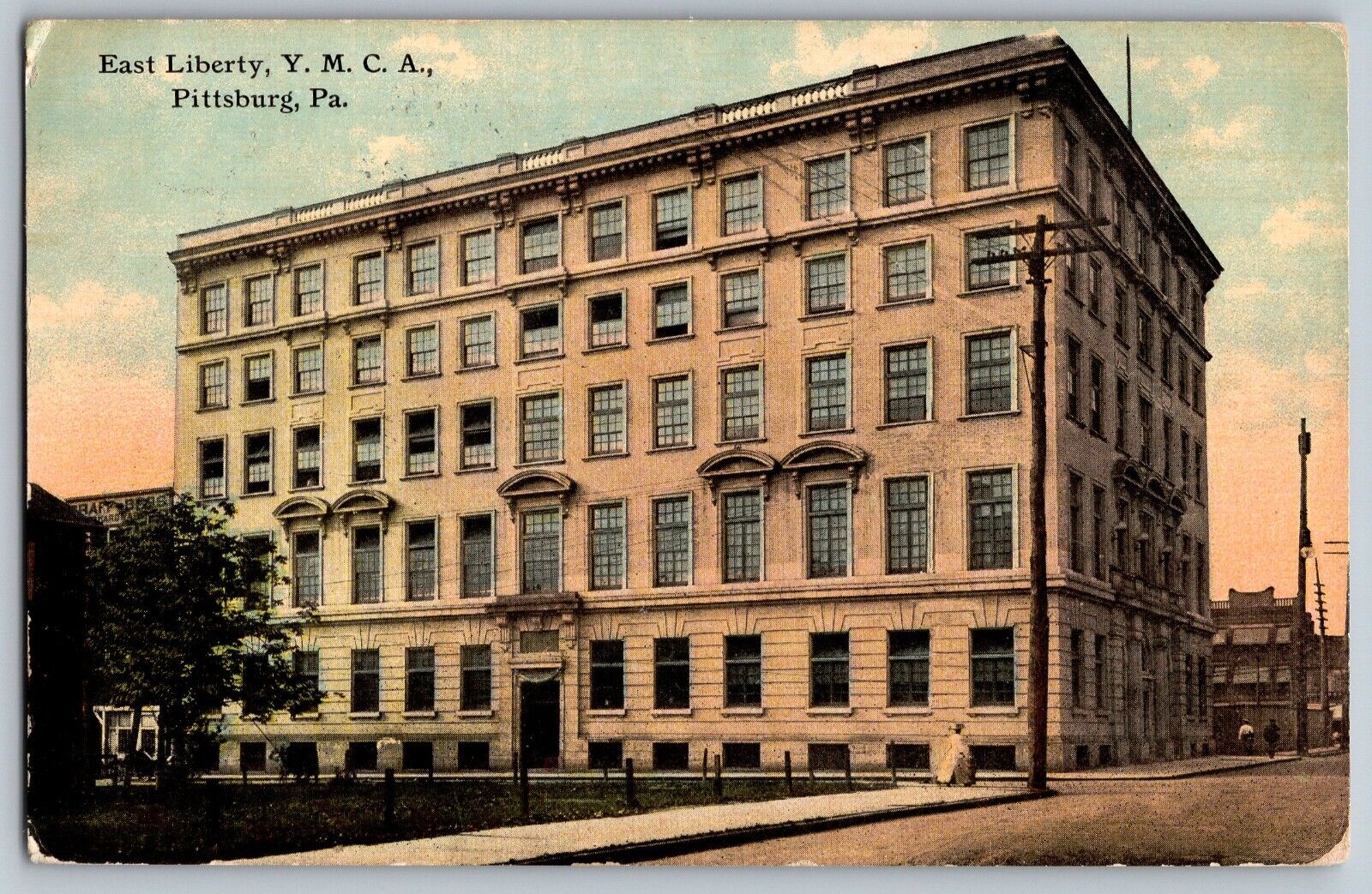Pittsburgh, Pennsylvania - Y. M. C. A. Building - Vintage Postcard - Posted 1911