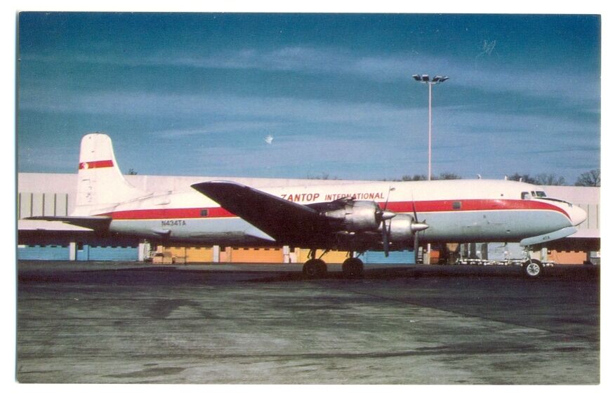 ZANTOP International Defunct US Airlines PC Douglas DC-6