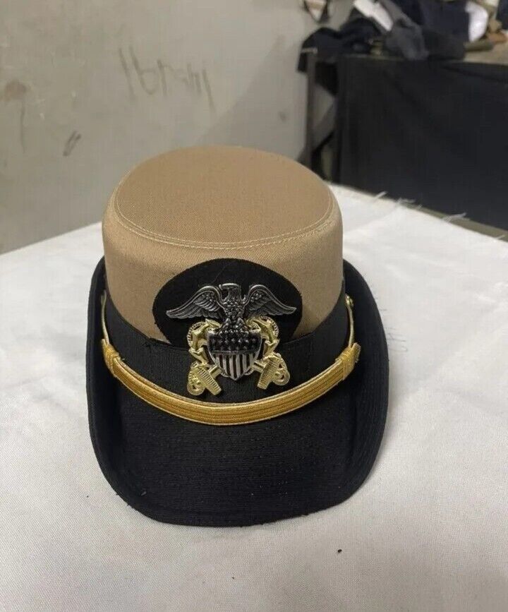US United States Navy Women Hat Military Officer Uniform Cap ALL SIZE AVAILABLE 