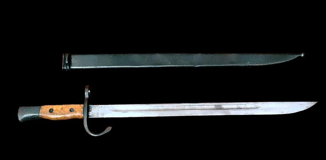 Old Antique Japanese Army Japan Bayonet and Scabbard from Rifle WW2 WW II
