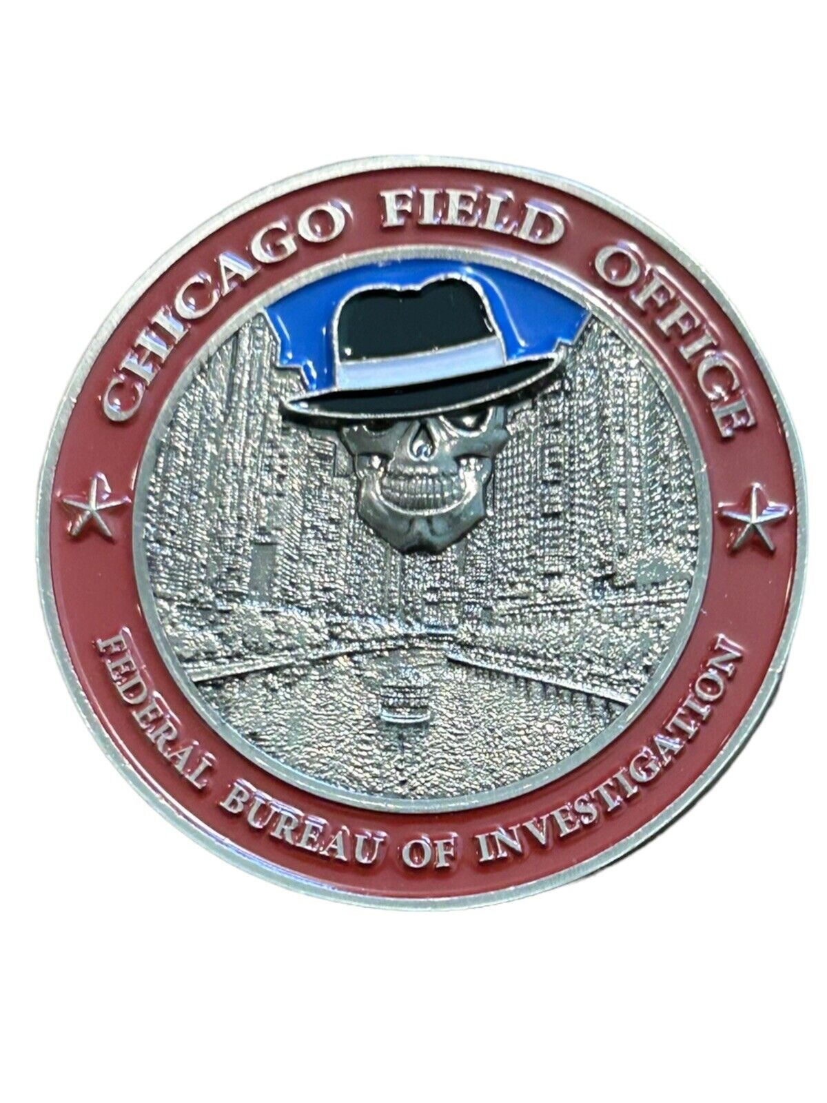 FBI Chicago Field Office Challenge Coin Federal Bureau of Investigation IL Agent