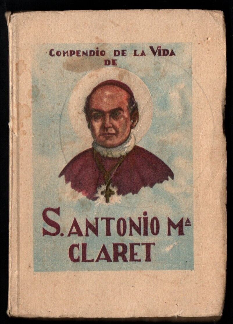 Librito antique de San Antonio M. Claret book antiguo