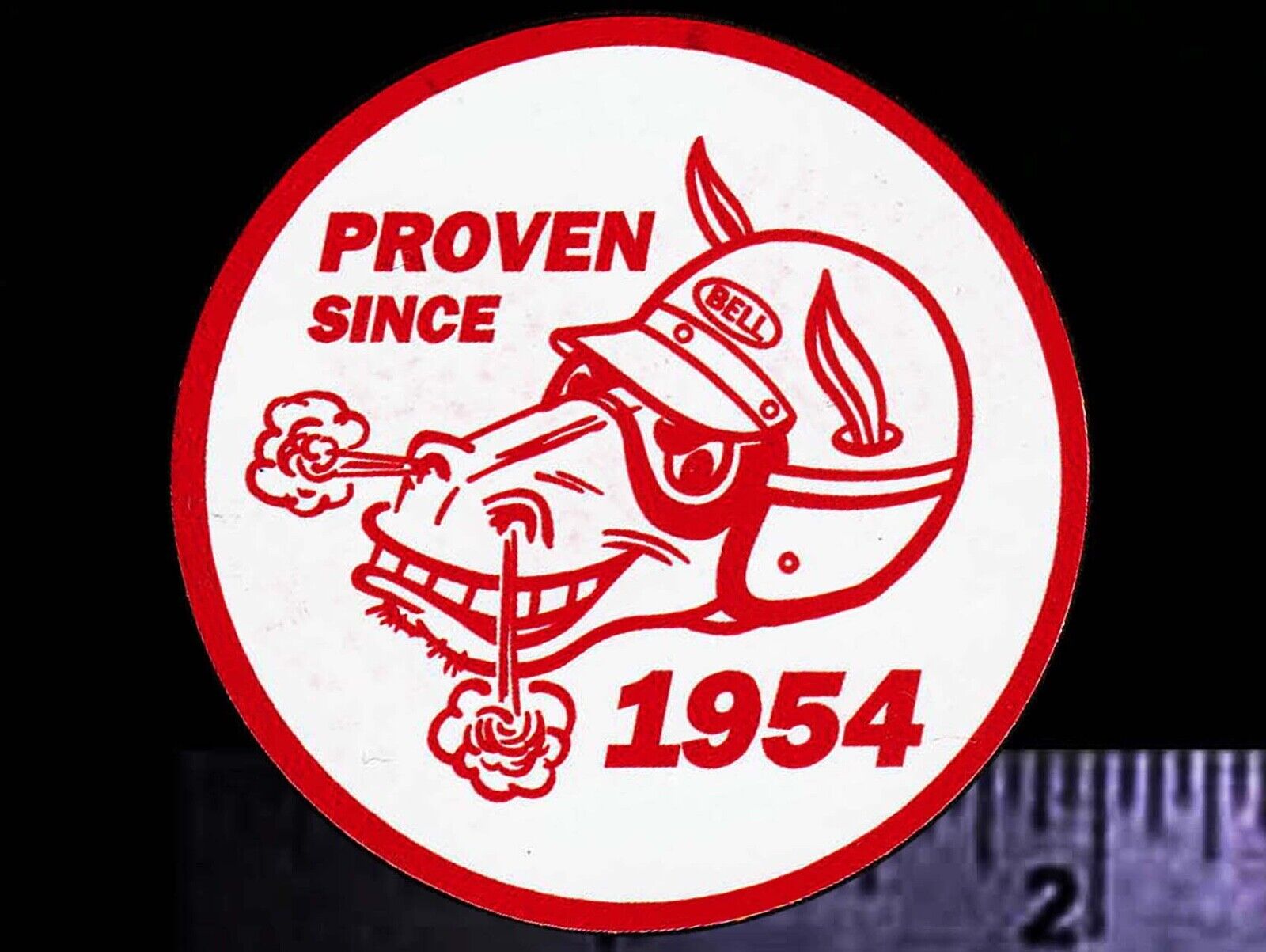BELL HELMETS - Proven Since 1954 - Original Vintage Racing Decal/Sticker MX 