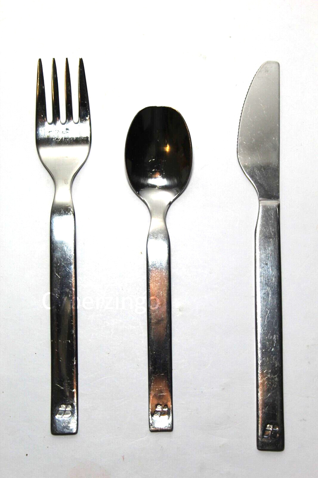Iberia Airlines Vintage Stainless Steel Cutlery Set Of Knife Fork Spoon