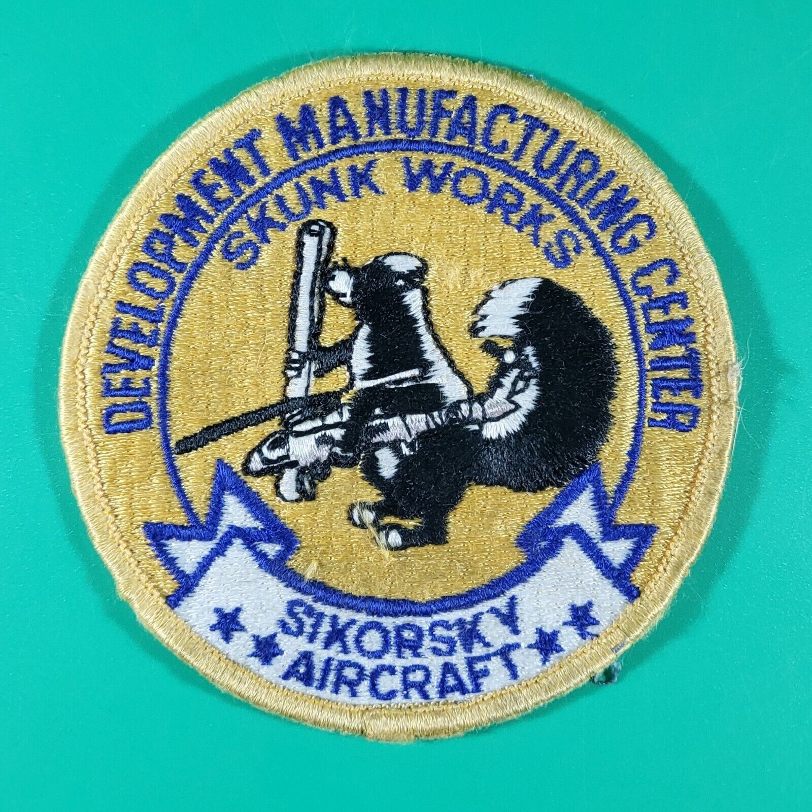 Sikorsky Aircraft Skunk Works Development Manufacturing Center Program Patch