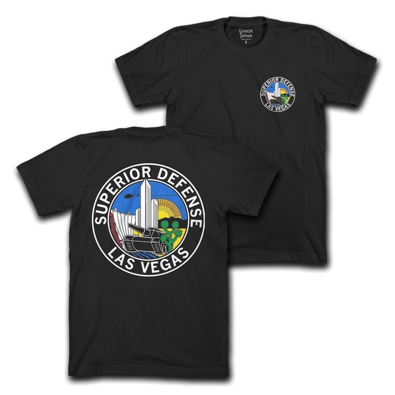 Superior Defense SupDef Las Vegas City Seal Tee Shirt XXL NOS DS Forward T-Shirt
