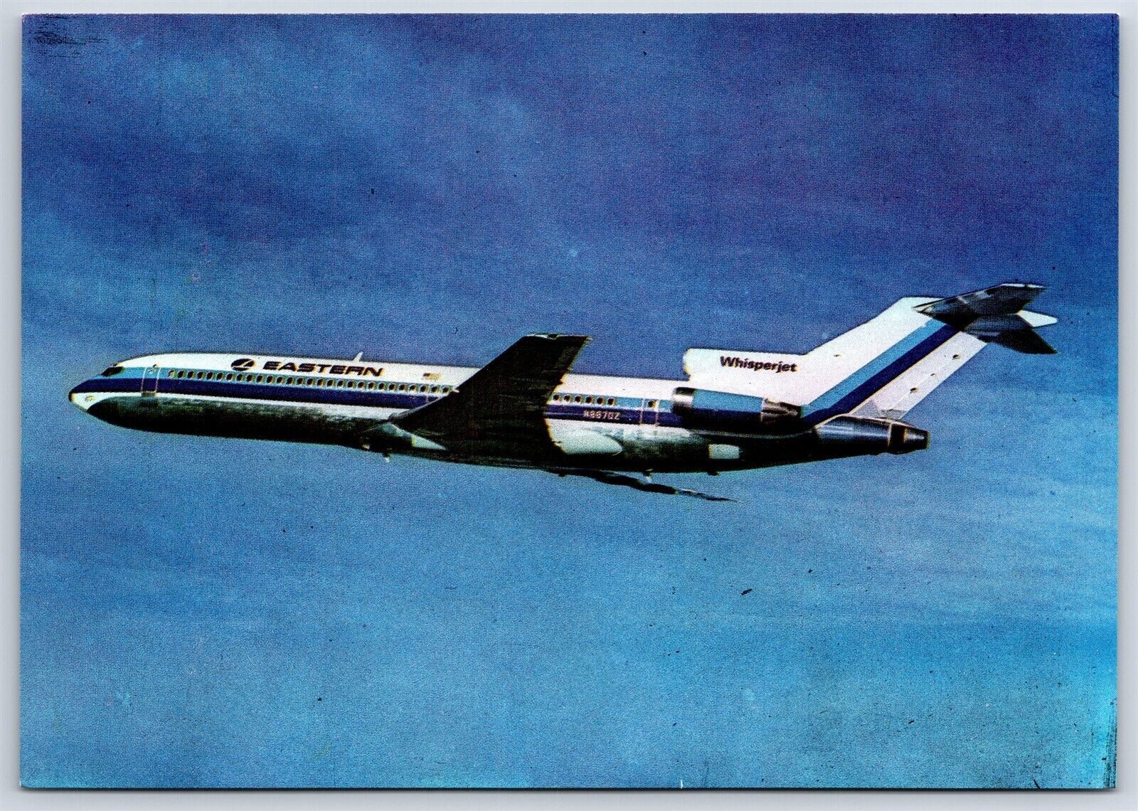 Airplane Postcard Eastern Air Lines Boeing 727 Whisperjet Movifoto #50156 DP9
