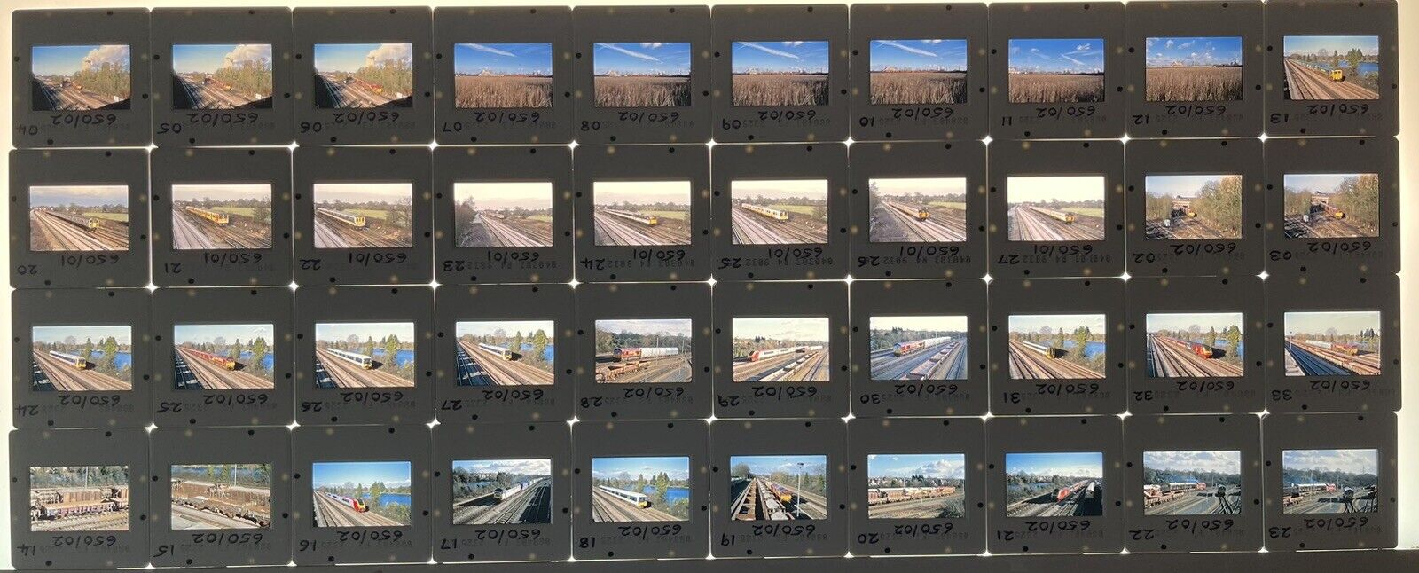 Original 35mm Train Slides X 40 Gatwick Free UK Post Date 2003 (B53)