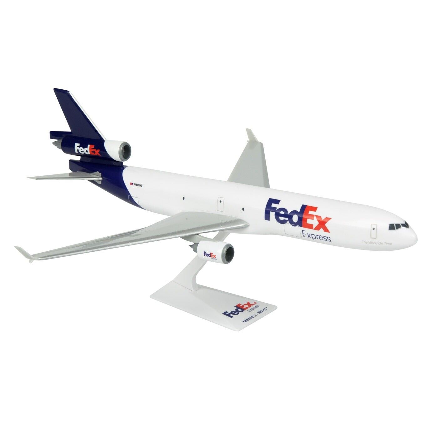 Flight Miniatures FedEx MD-11 Airplane Display 1:200 Plastic Snap Model NEW