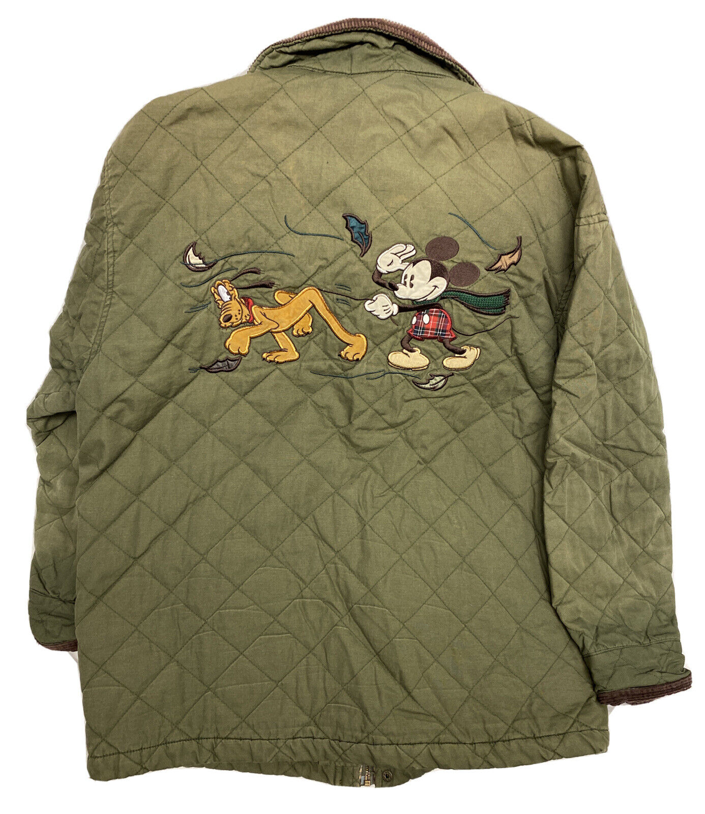Vintage Rare Disney Store Hunting Quilted Chore Jacket Adult M *See Description*