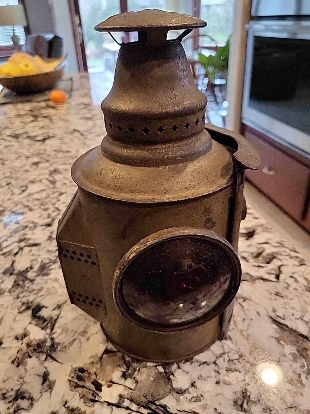 Antique ADLAKE  Lantern Lamp Light (SEE PICTURES). VERY NICE PIECE OF HISTORY