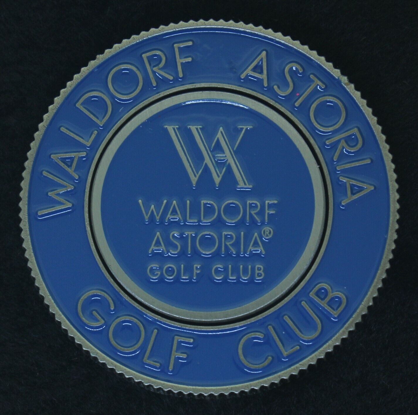 Waldorf Astoria Golf Club Blue Challenge Coin CC-16