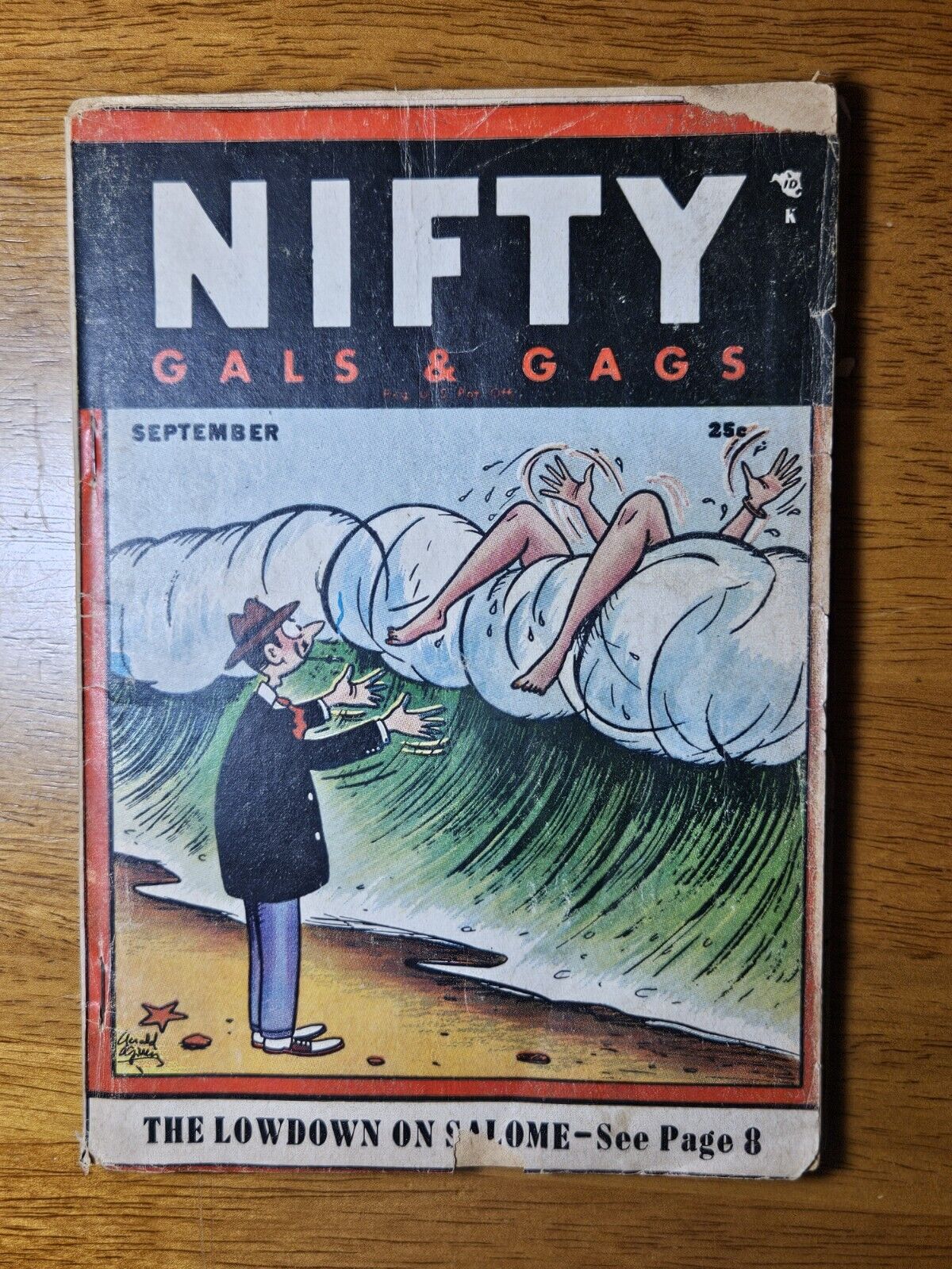 Nifty Gals & Gags September 1955 Adult Humor