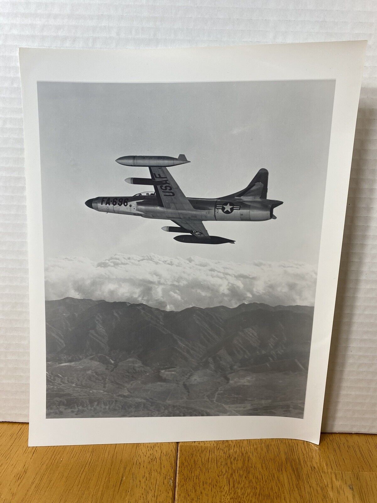 Lockheed F-94 Starfire Fighter Interceptor Aircraft USAF Kodak Paper
