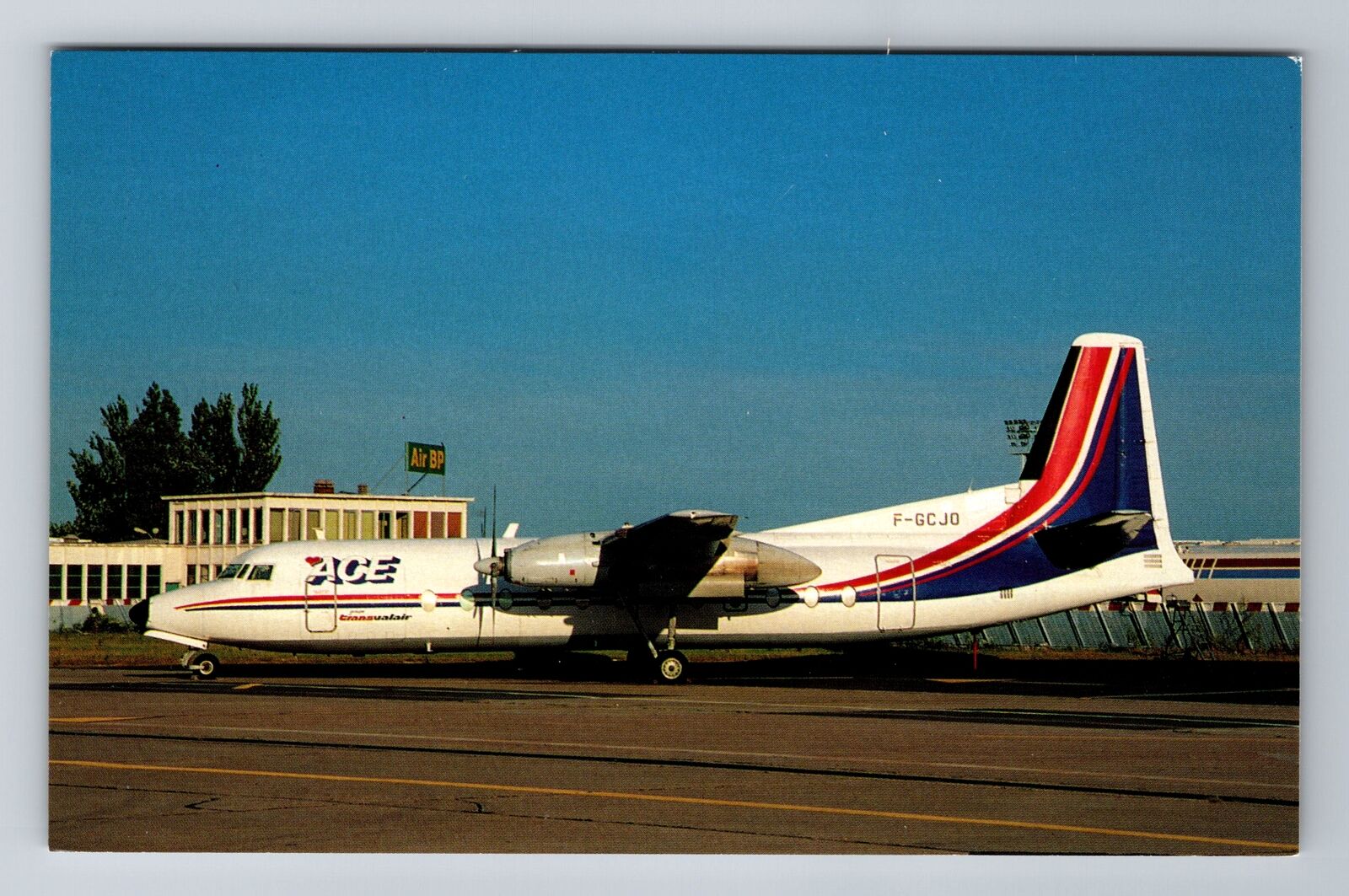 Paris-France, Air Charter Express F-GCJO, Plane, Transportation Vintage Postcard