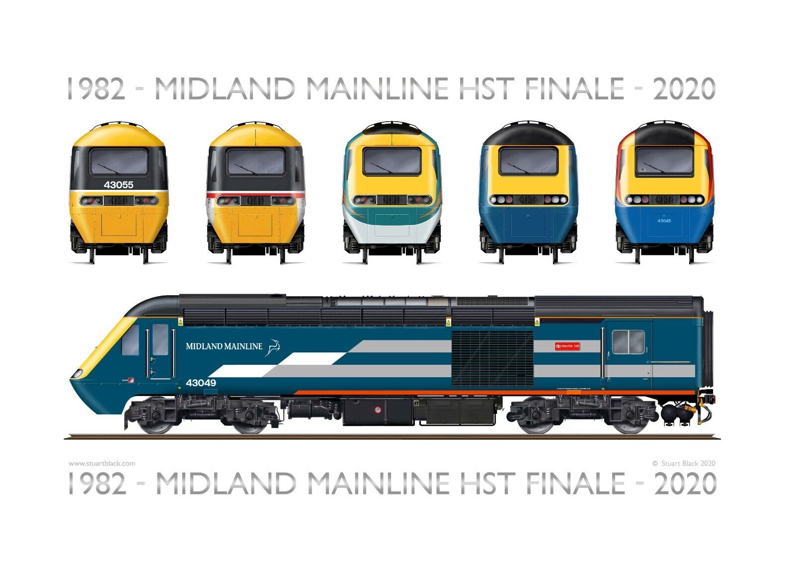 High Speed Train (HST) Print - MML Finale Ver 4 - 43049 Neville Hill