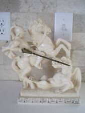 St. George And The Dragon Figurine Slayer Italy 10.5