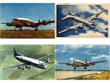 COMMERCIAL AVIATION AIRCRAFT Incl. Vintage Air France 12 Postcards (L4220) picture