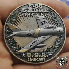 F-86 Sabre Jet Fighter USA Cold War Combatants Military Challenge Coin picture