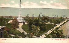 Vintage Postcard View Of Douglas Historical Monument Landmark Chicago Illinois picture