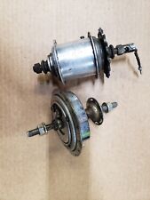 Vintage 1954 Raleigh Sturmey Archer AW 3 Speed Alloy Hub Dynohub Fronthub 18t  picture