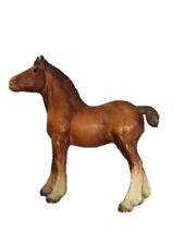 Breyer Traditional Matte Clydesdale Draft Chestnut Brown Horse #84 picture