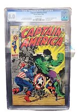 Captain America 110 CGC 8.0 OFF-WHITE Pages Marvel Comics (1st app Madame Hydra) picture