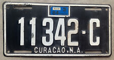 1984 CURACAO, N.A. LICENSE PLATE #11342C picture