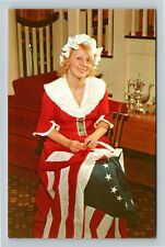 Hawley PA-Pennsylvania Bicentennial Night Woodloch Pines Flag Vintage Postcard picture