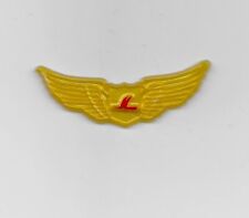 LAKER AIRWAYS Jr Pilot Kiddie Wing Plastic stick-on Rare Vintage picture