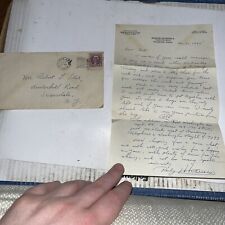1934 Signed Letter From Owner: Mountainhall Camp for Boys Letterhead Riverton CT picture