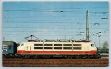 Germany Modern Electric Locomotives Railroad Train Postcard picture
