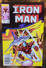 IRON MAN #201 Marvel Comics 1985 NEWSSTAND Edition (9.2) Near Mint- picture